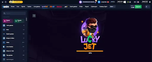 1win lucky jet online